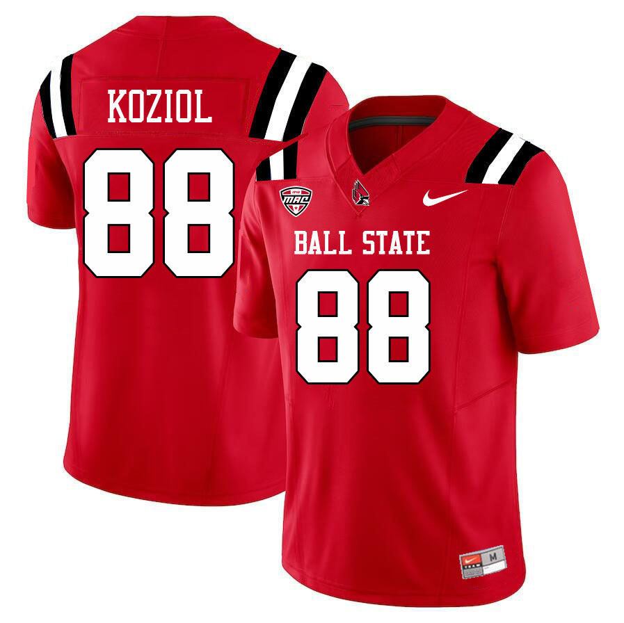 Tanner Koziol Ball State Jersey,Ball State Cardinals #88 Tanner Koziol Jersey Youth College-Cardinal